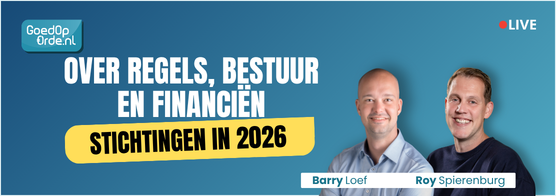 Webinar voor bestuurders van stichtingen en verenigingen over wet- en regelgeving in 2026